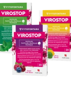 Viên ngậm Virostop 20 viên Hương bạc hà, cam quýt và trái cây rừng